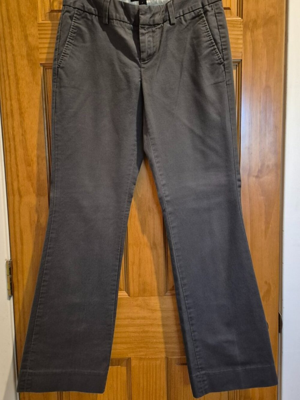 Banana Republic Ryan Fit Dark Grey Wide Leg Dress Pants